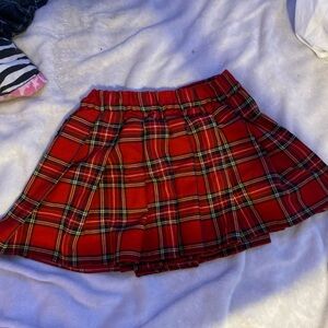 Red Plaid Sports Kilt